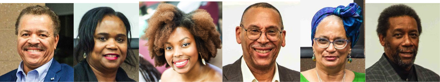 Portraits of six members of the Sons & Daughters of the United States Middle Passage board of directors.